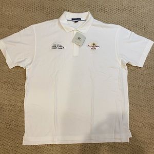 Chestnut Hill White Men’s 2XL White Golf Shirt